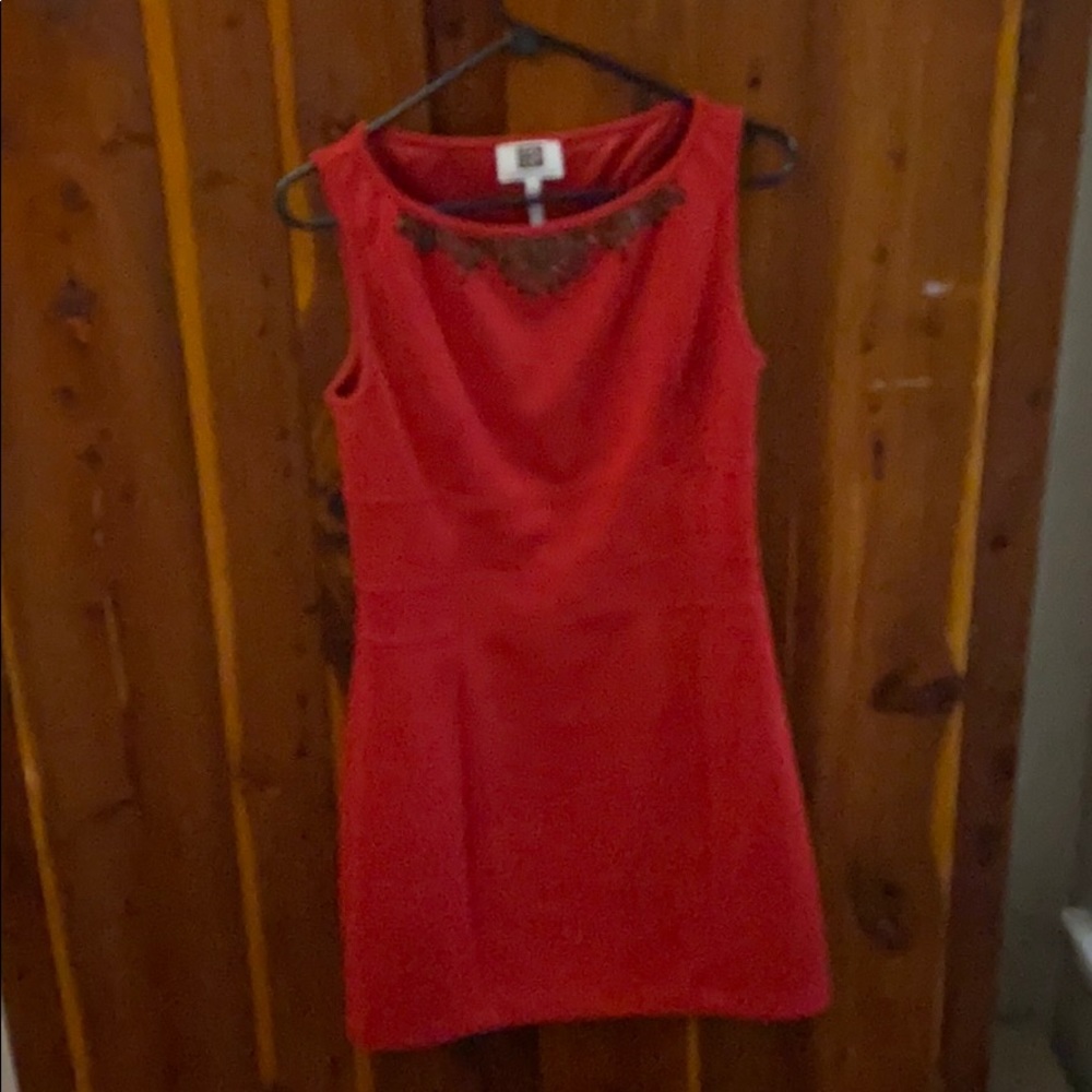 Red Knit Dress